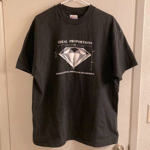 COPY - VTG Diamond Gemological Institute of America T-Shirt Single stitch